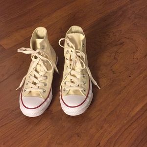 Converse High Top Off White Sneakers